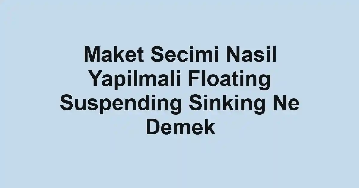 balık