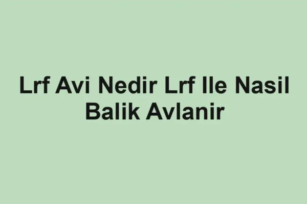 balık