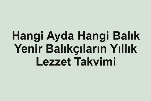 balık
