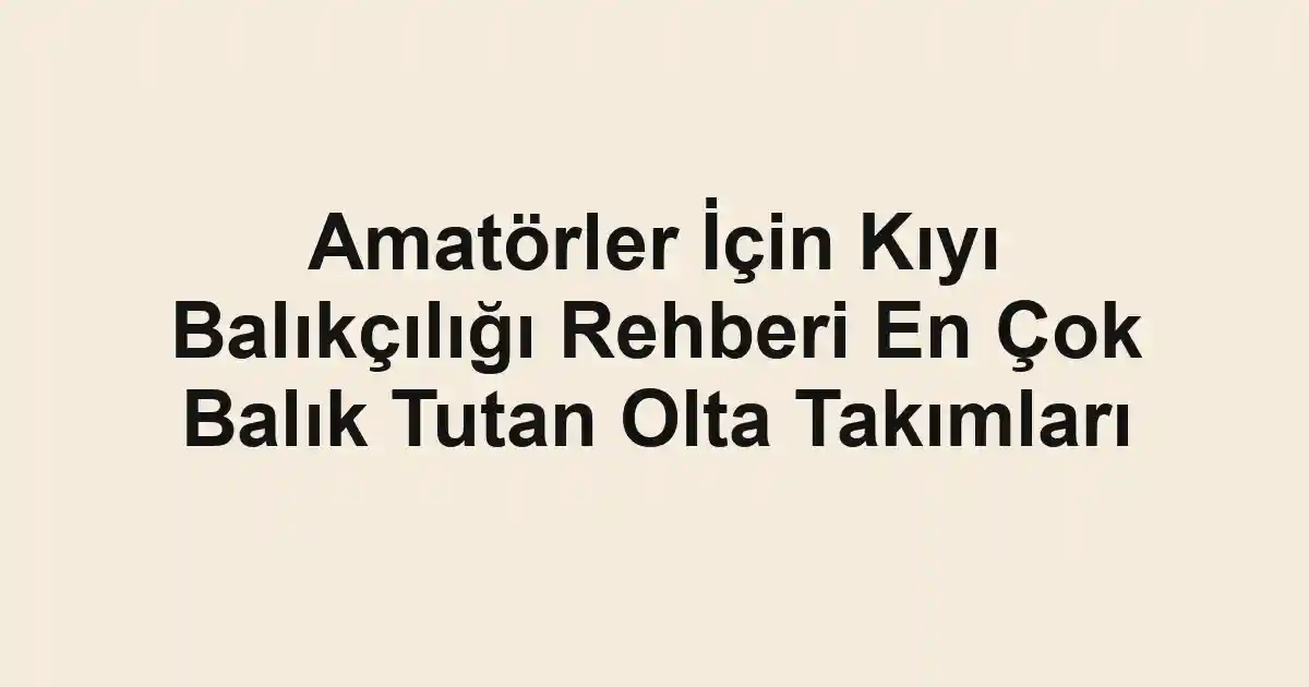 balık