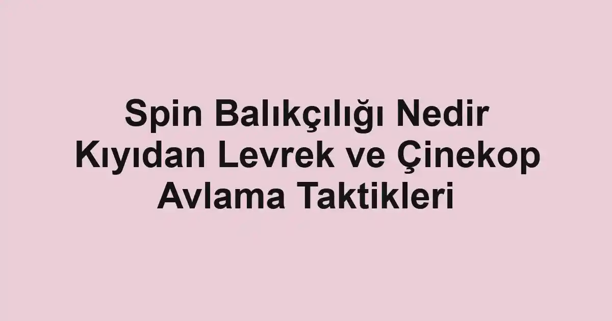 balık