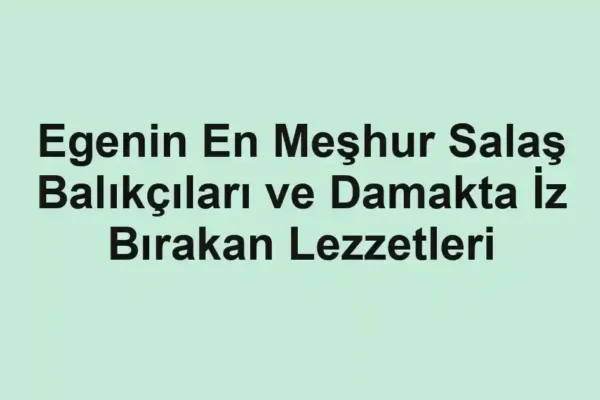 balık