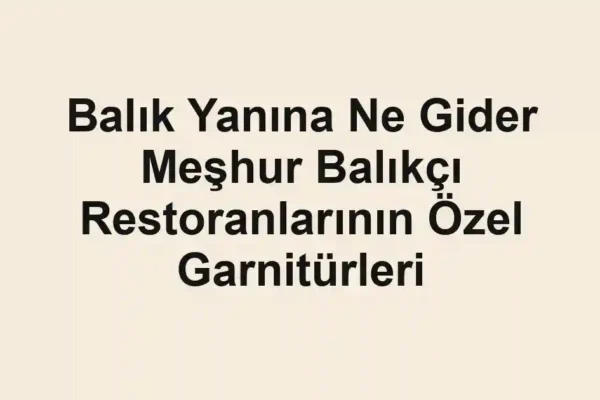 balık