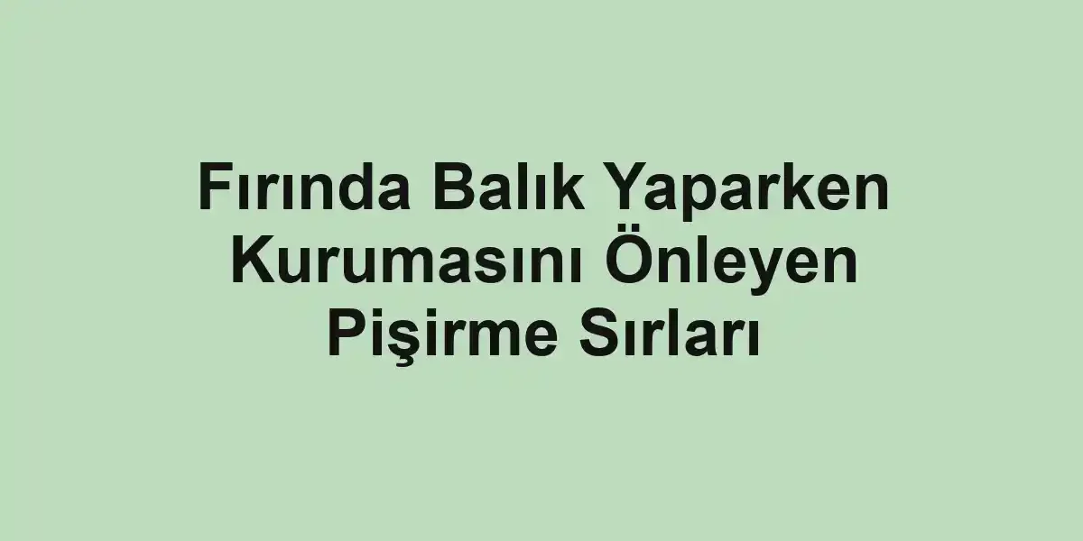 balık