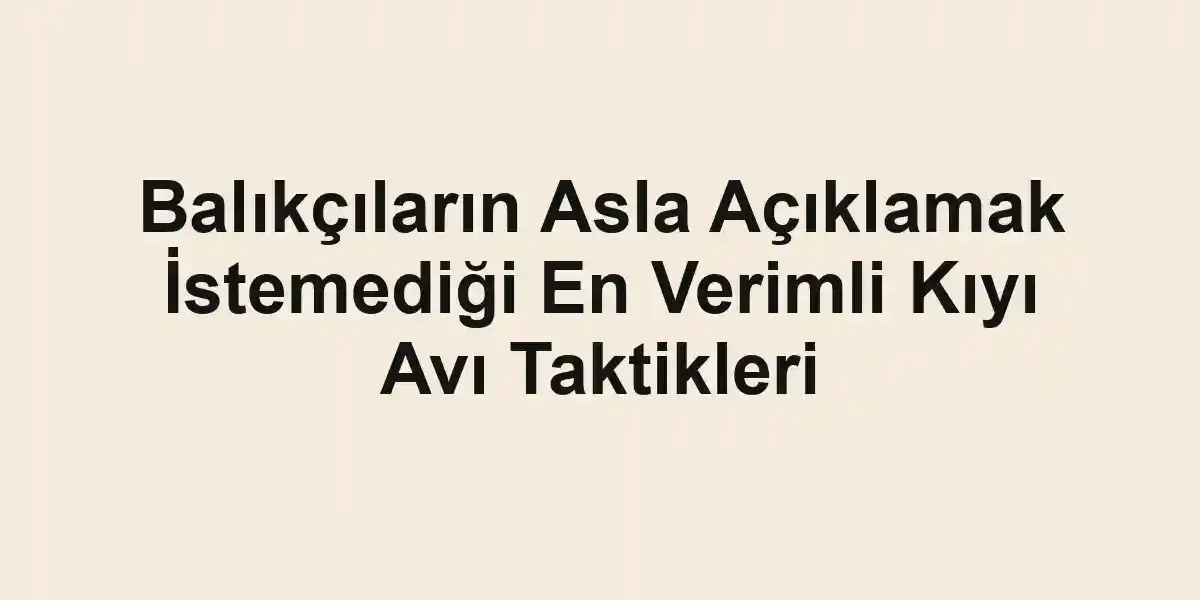 balık