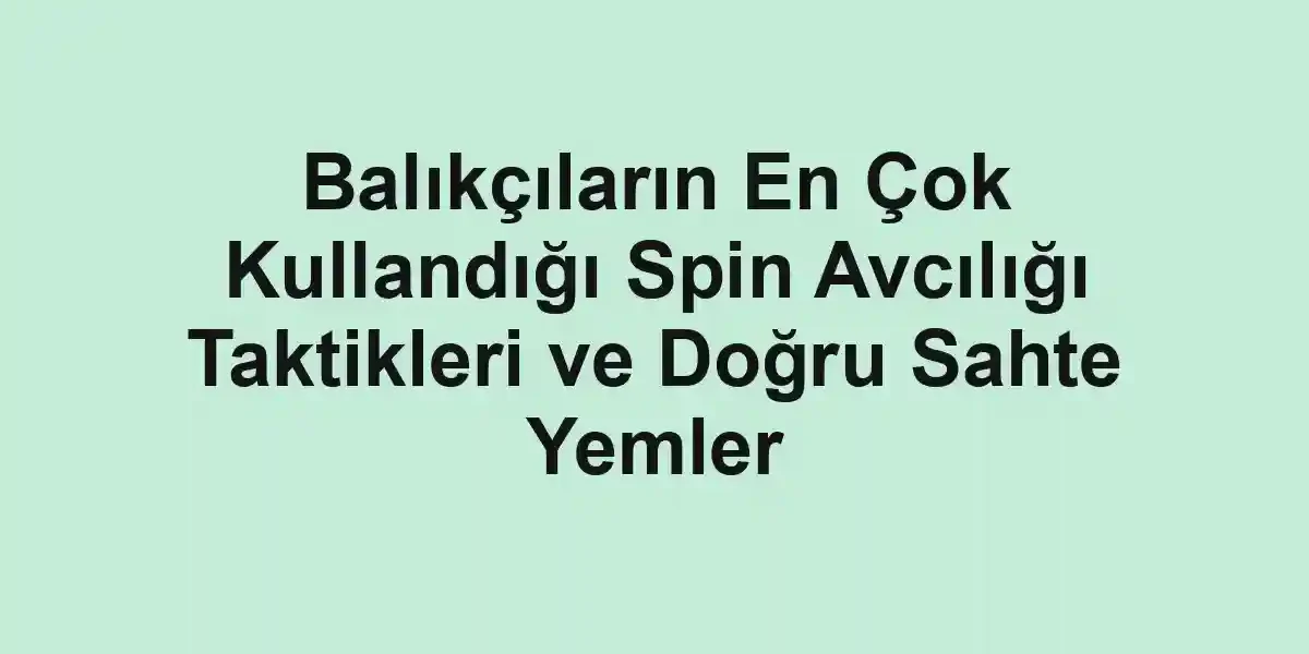 balık
