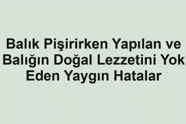 balık