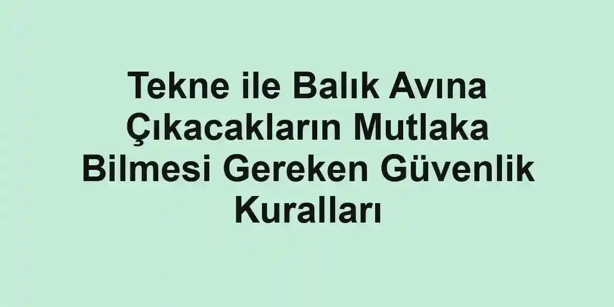 balık