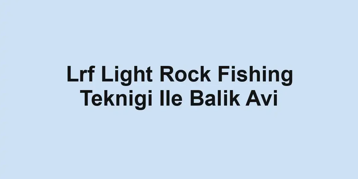 balık