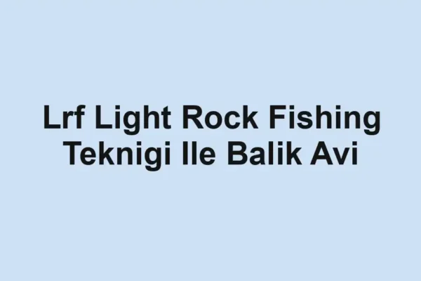 balık