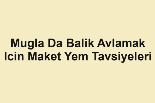 balık malzemeleri