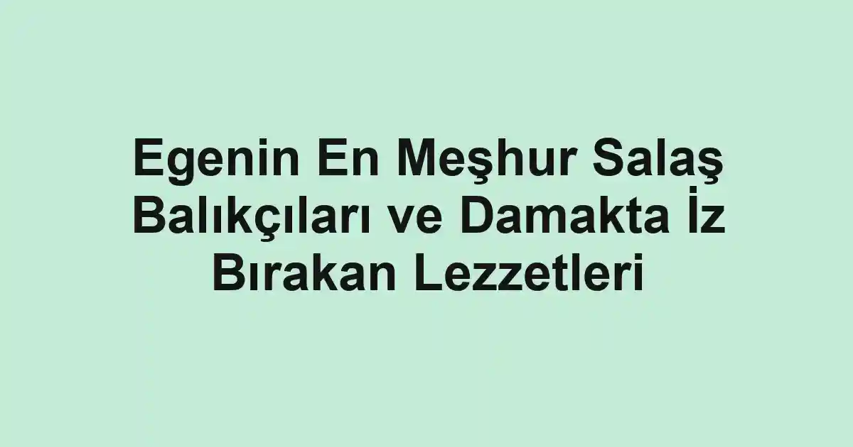 balık malzemeleri