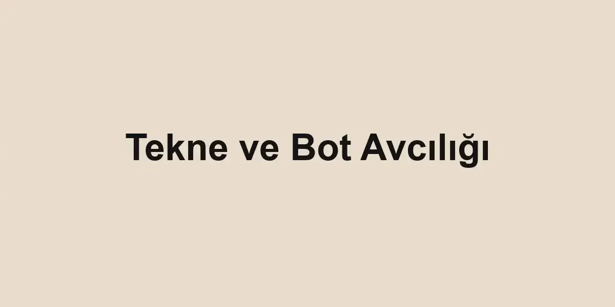 balık malzemeleri