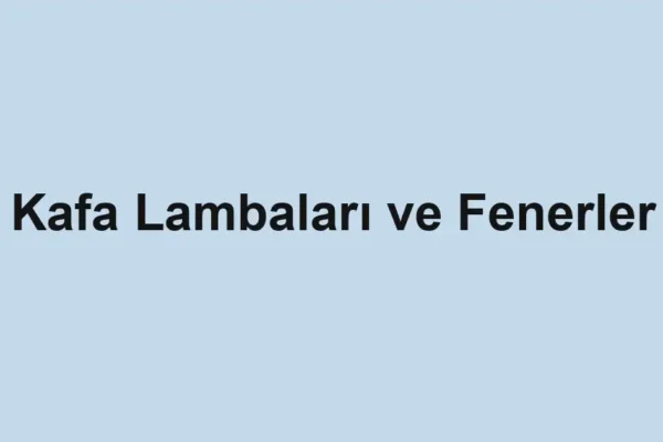 balık malzemeleri