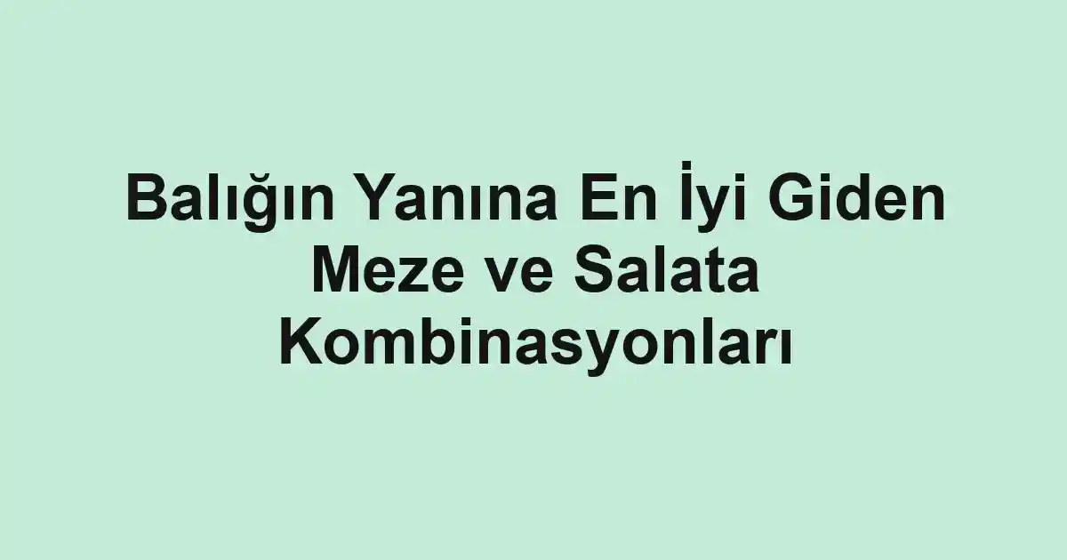 balık malzemeleri