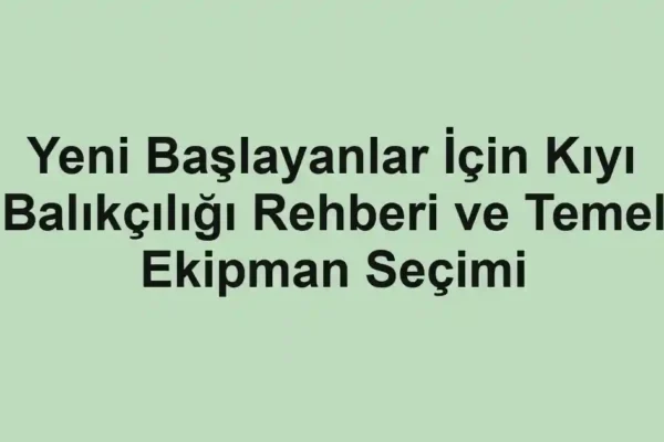 balık malzemeleri