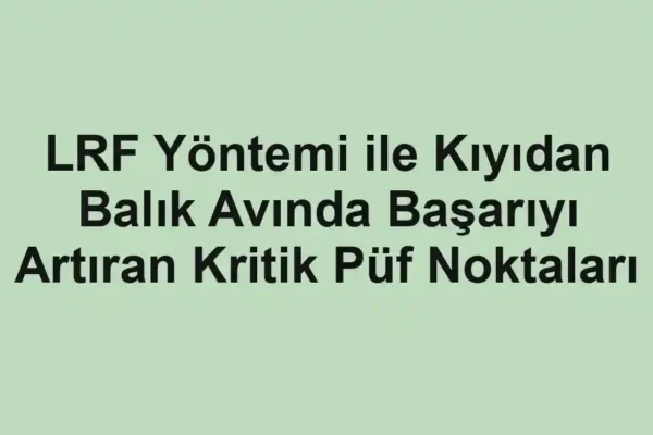 balık malzemeleri