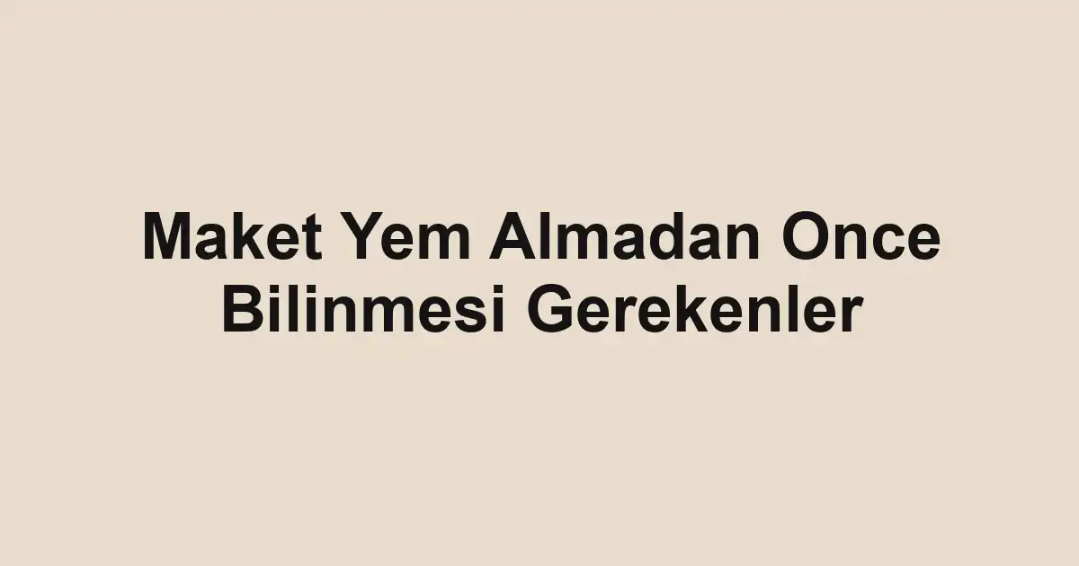 balık malzemeleri