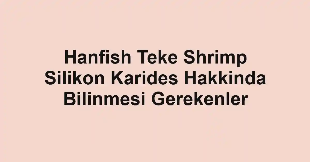 balık malzemeleri