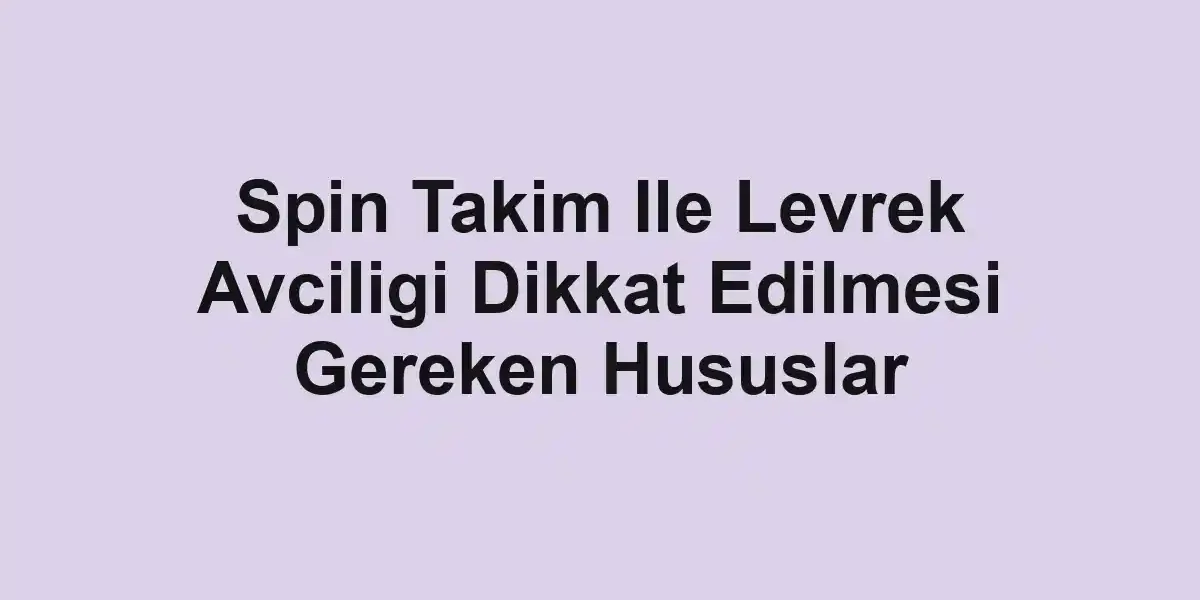 balık rehberi