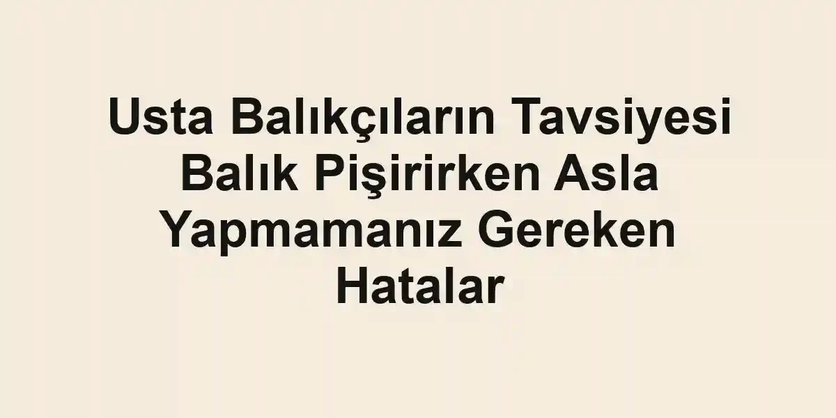 balık rehberi