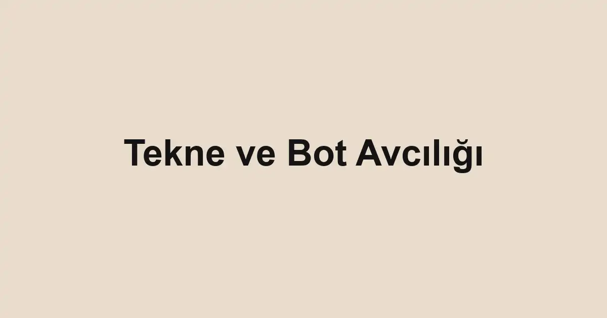 balık rehberi