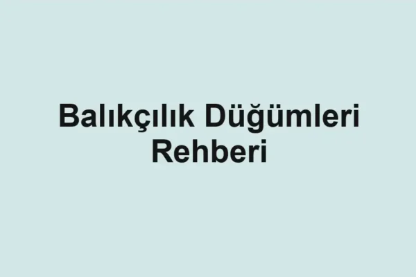 balık rehberi