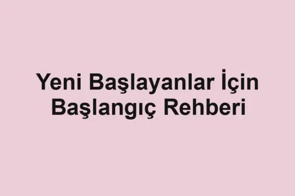 balık rehberi
