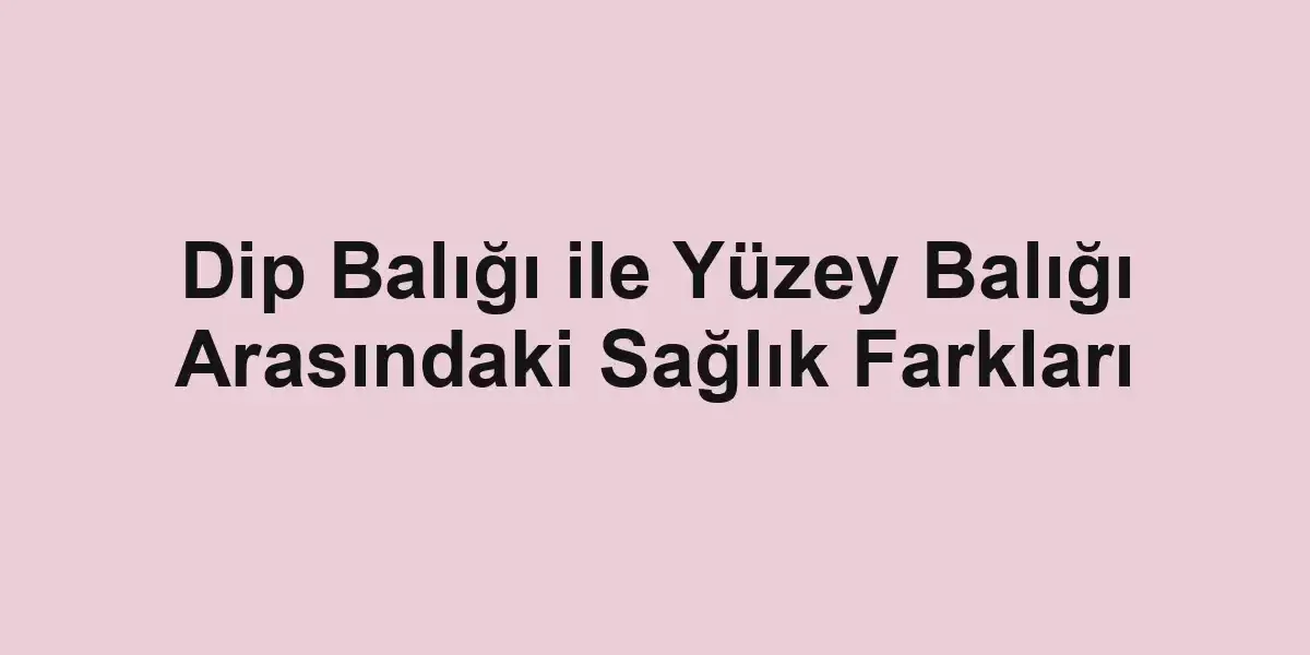 balık rehberi