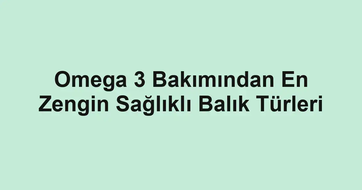 balık rehberi