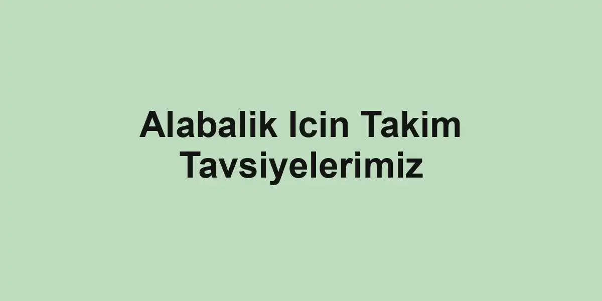 balık rehberi