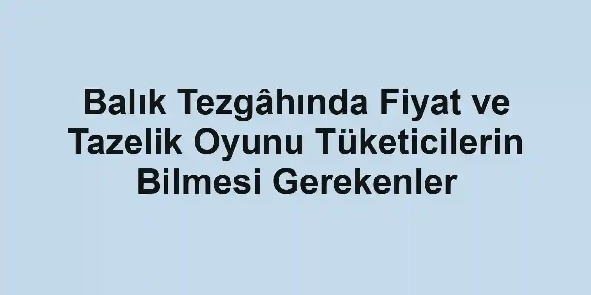 balıkçı rehberi
