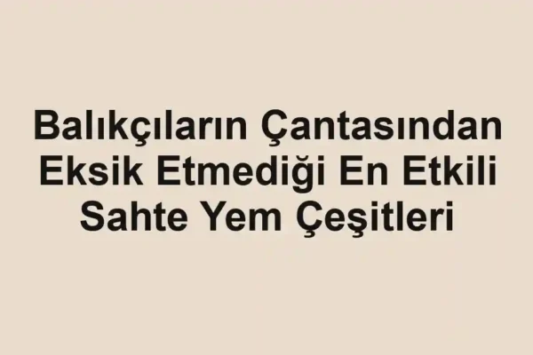 balıkçı rehberi