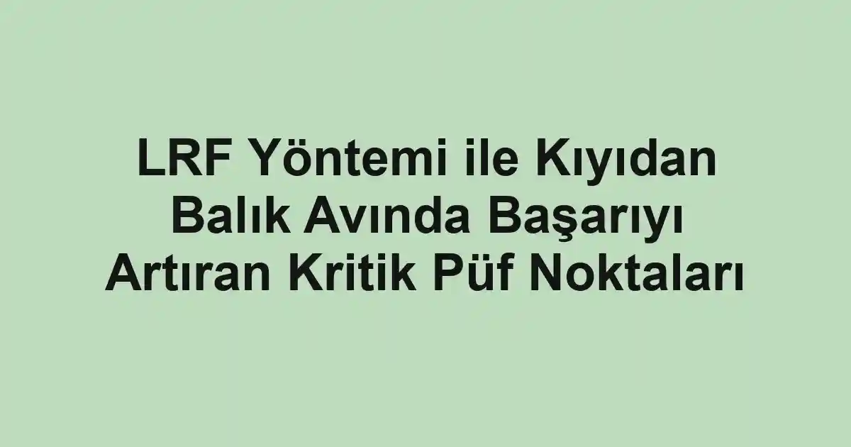 balıkçı rehberi